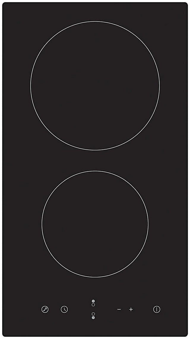 Casa 30cm 2 Zone Black Ceramic Glass Electric Cooktop CA30FEG