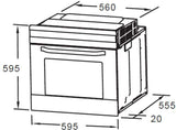 Casa 60cm Electric Wall Oven CA60EK