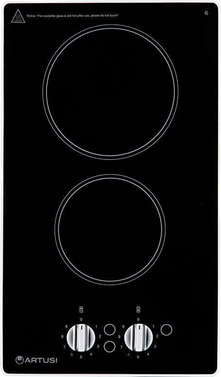 Artusi 30cm Domino-Style Black Ceramic Glass Electric Cooktop CACC32K