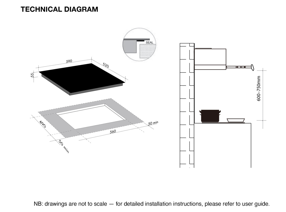 Artusi 60cm Electric Cooktop CACC604/1