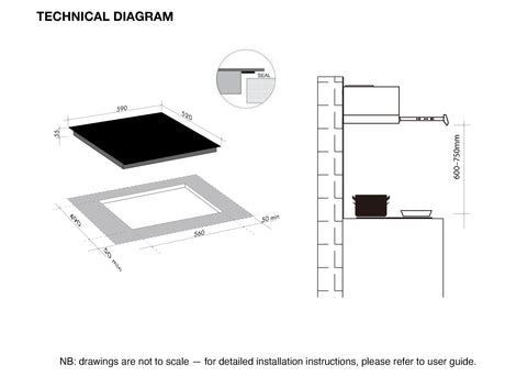 Artusi 60cm Electric Cooktop CACC604/1