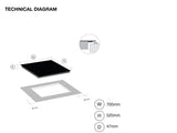 Artusi 70cm Black Ceramic Glass Electric Cooktop CACC70/1