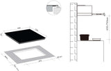 Artusi 90cm Black Ceramic Glass Electric Cooktop CACC90
