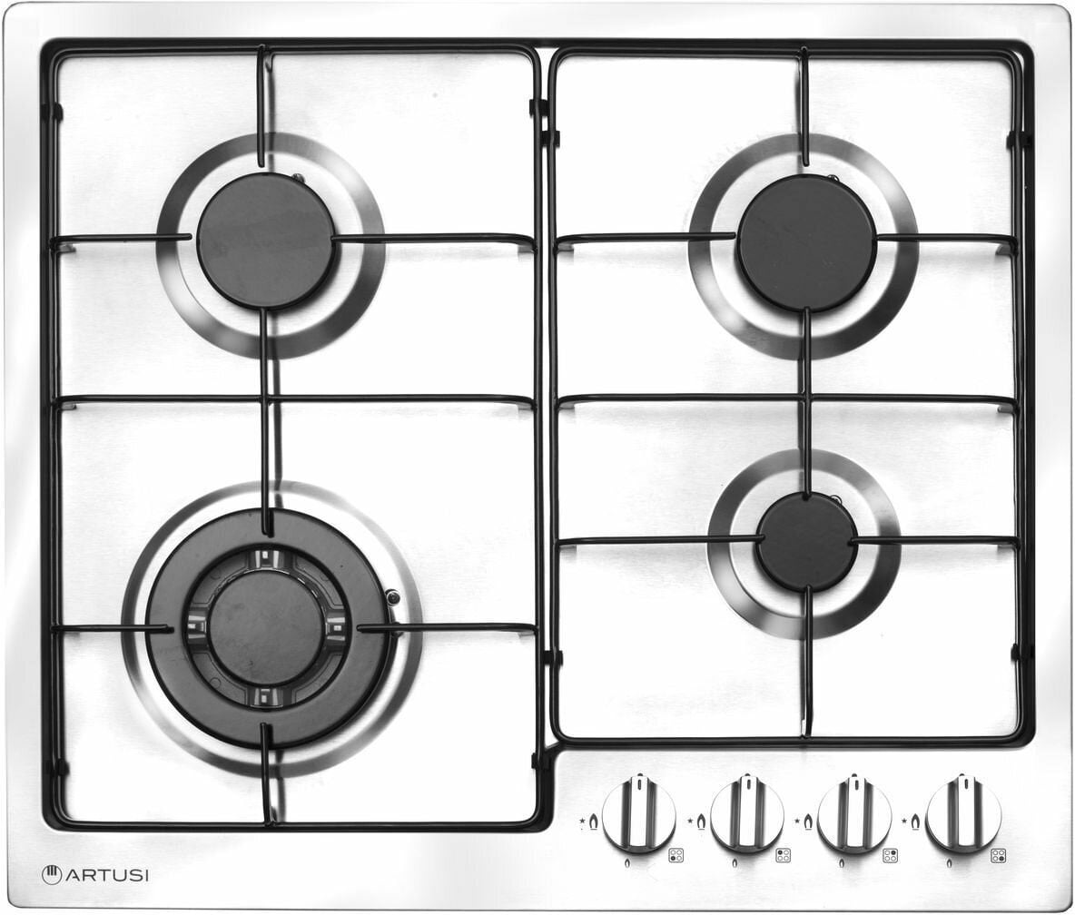 Artusi 60cm Stainless Steel Gas Cooktop CAGH600X