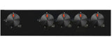 Artusi 90cm Black Schott Glass Gas Cooktop CAGH9000B