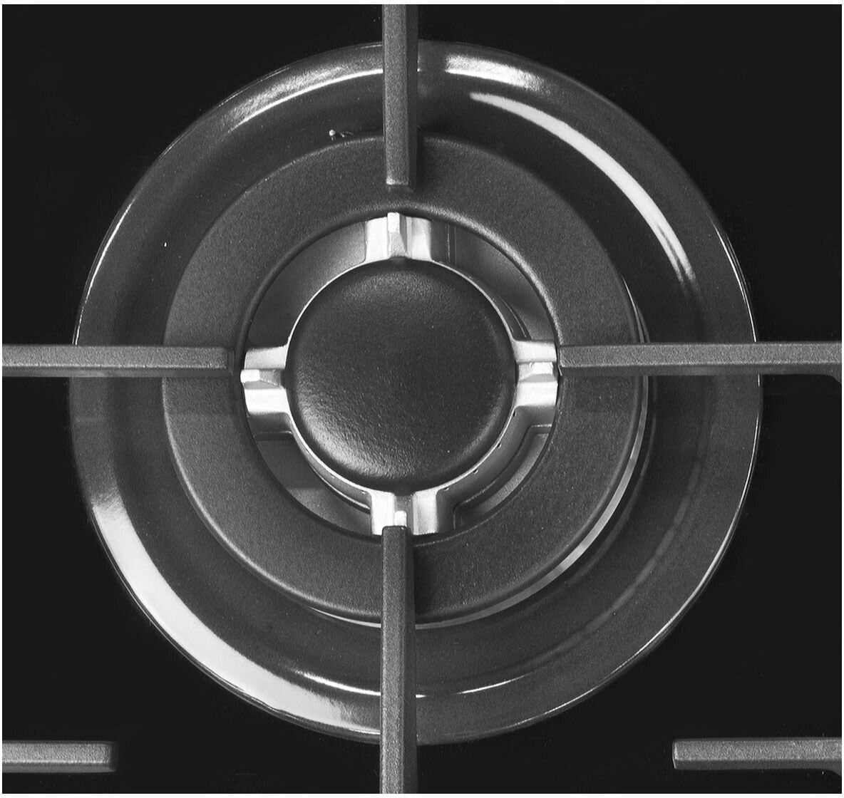 Artusi 90cm Black Schott Glass Gas Cooktop CAGH9000B
