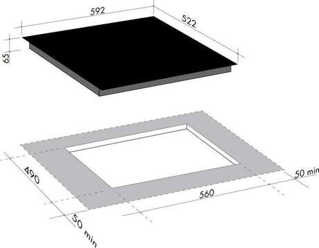 Artusi 60cm Induction Cooktop CAID604K