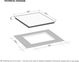 Artusi 90cm Induction Cooktop CAID9000W