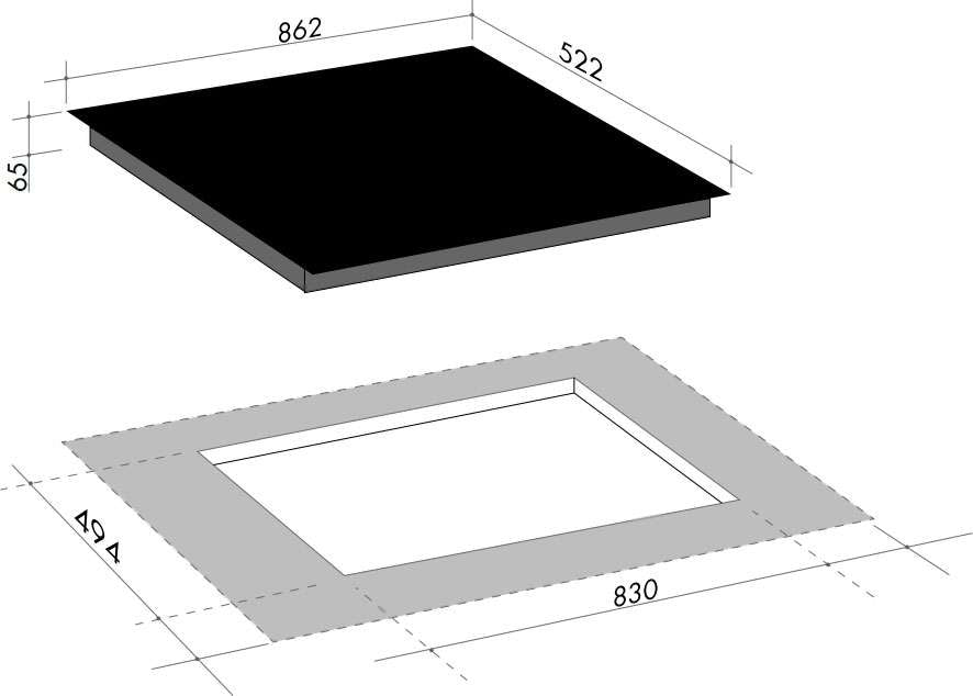 Artusi 90cm Induction Cooktop CAID905K