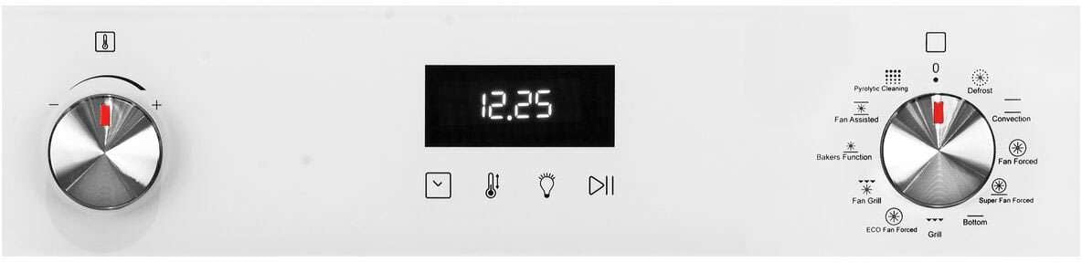 Artusi 60cm 88L Pyrolytic Electric Built-In Wall Oven CAO610WP