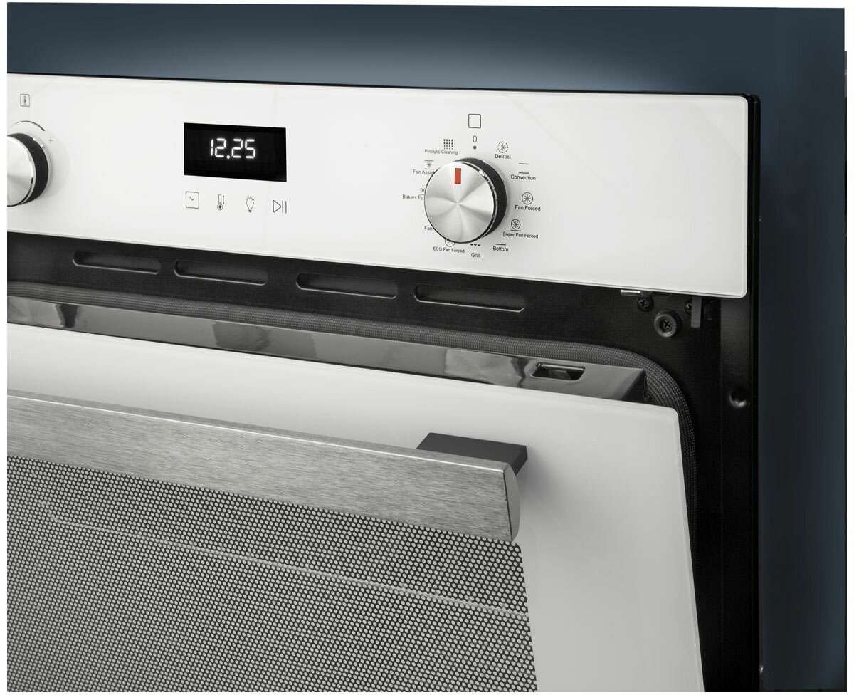 Artusi 60cm 88L Pyrolytic Electric Built-In Wall Oven CAO610WP
