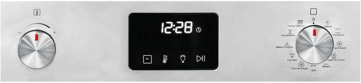 Artusi 60cm 88L Pyrolytic Electric Built-In Wall Oven CAO610XP