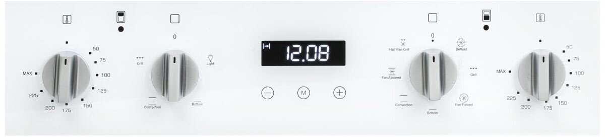 Artusi 60cm 90L Double Electric Built-In Wall Oven CAO888W