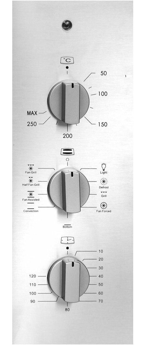 Artusi 90cm 9 Functions Electric Built-in Oven Stainless Steel CAO900X1