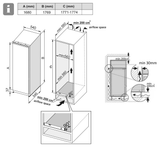 Casa 200L Fully-Integrated Freezer CASAFFI200