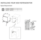 Casa 135L Fully-Integrated Bar Fridge CASAFI135W | Greater Sydney Only