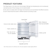 Casa 135L Fully-Integrated Bar Fridge CASAFI135W | Greater Sydney Only