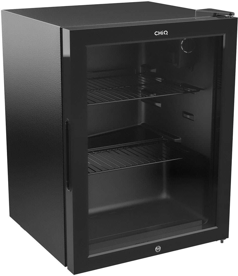 CHiQ 64L Triple Glass Door Beverage Centre Black CBC064BG