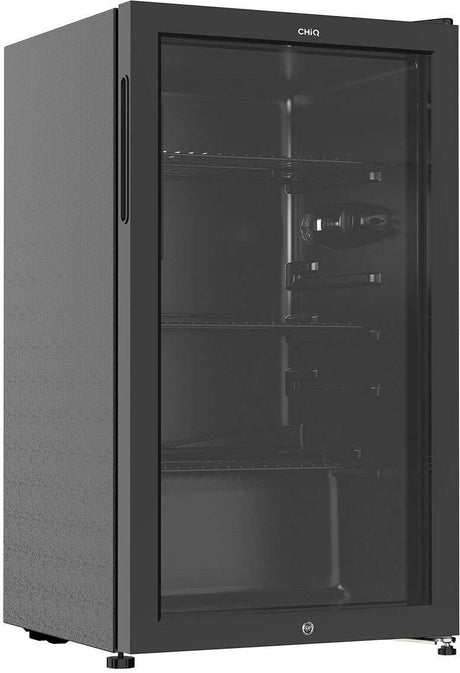 CHiQ 94L Triple Glass Door Beverage Centre Black CBC094BG
