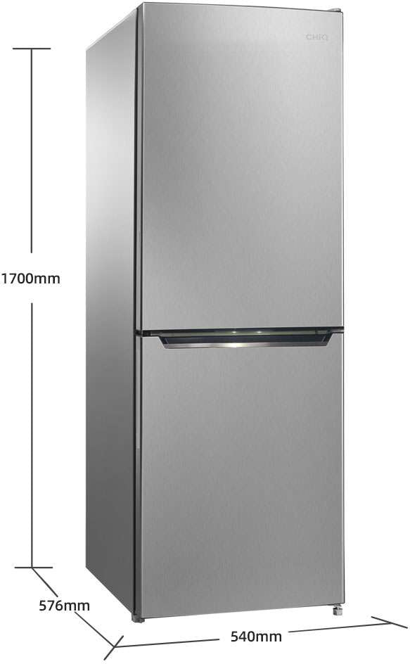CHiQ 231L Bottom Mount Refrigerator Silver CBM230NS3 | Greater Sydney Only