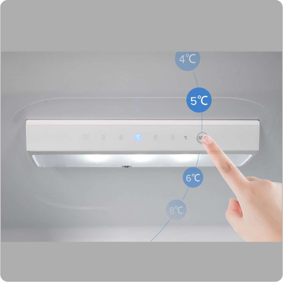 CHiQ 231L Bottom Mount Refrigerator White CBM231NW2 | Greater Sydney Only
