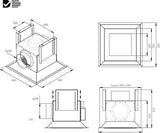 Schweigen Silent 3200m3/hr White 2x Modular Ceiling Cassette CC-PARA2WSE