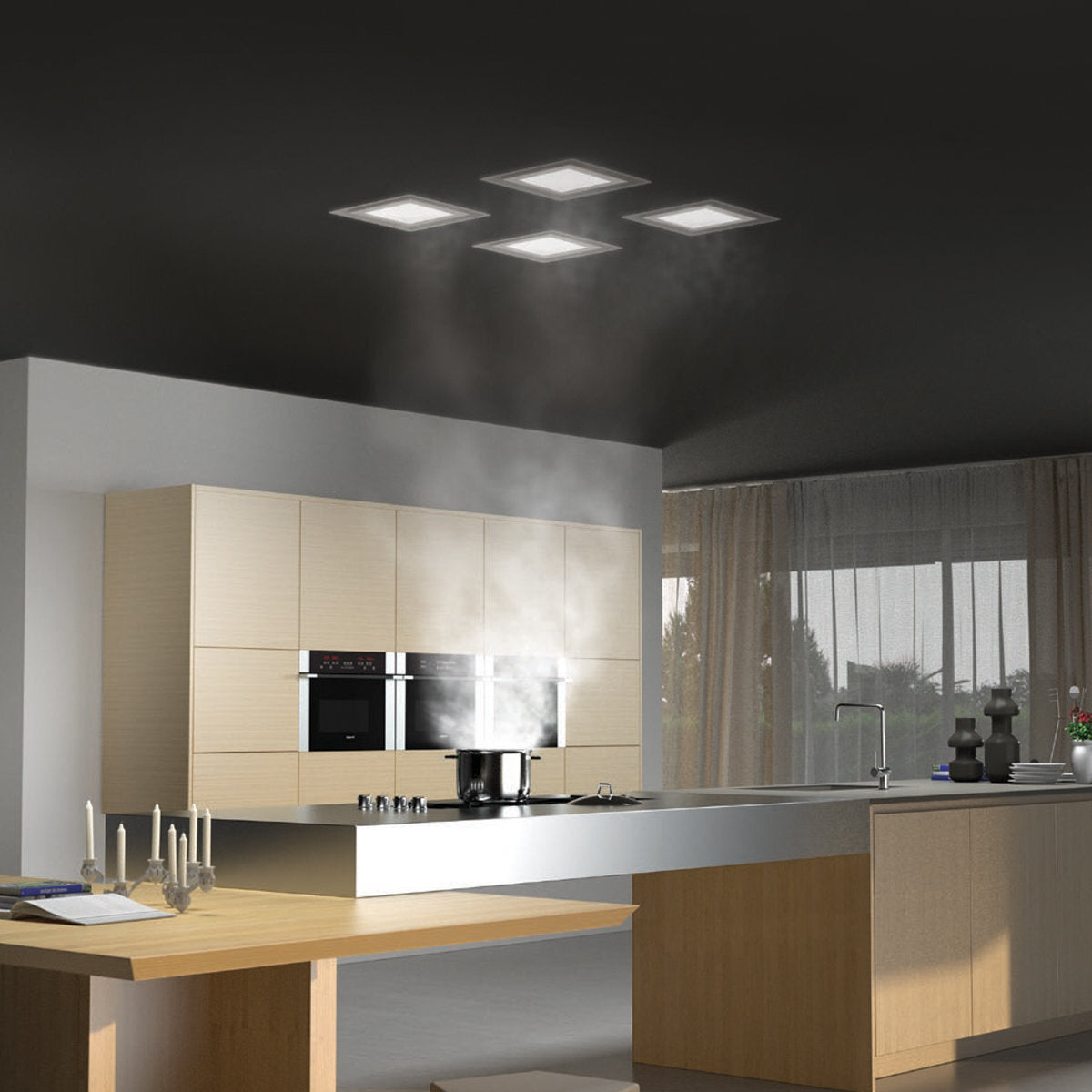 Schweigen Silent 3200m3/hr S/S 3x Modular Ceiling Cassette CC-PARA3SE