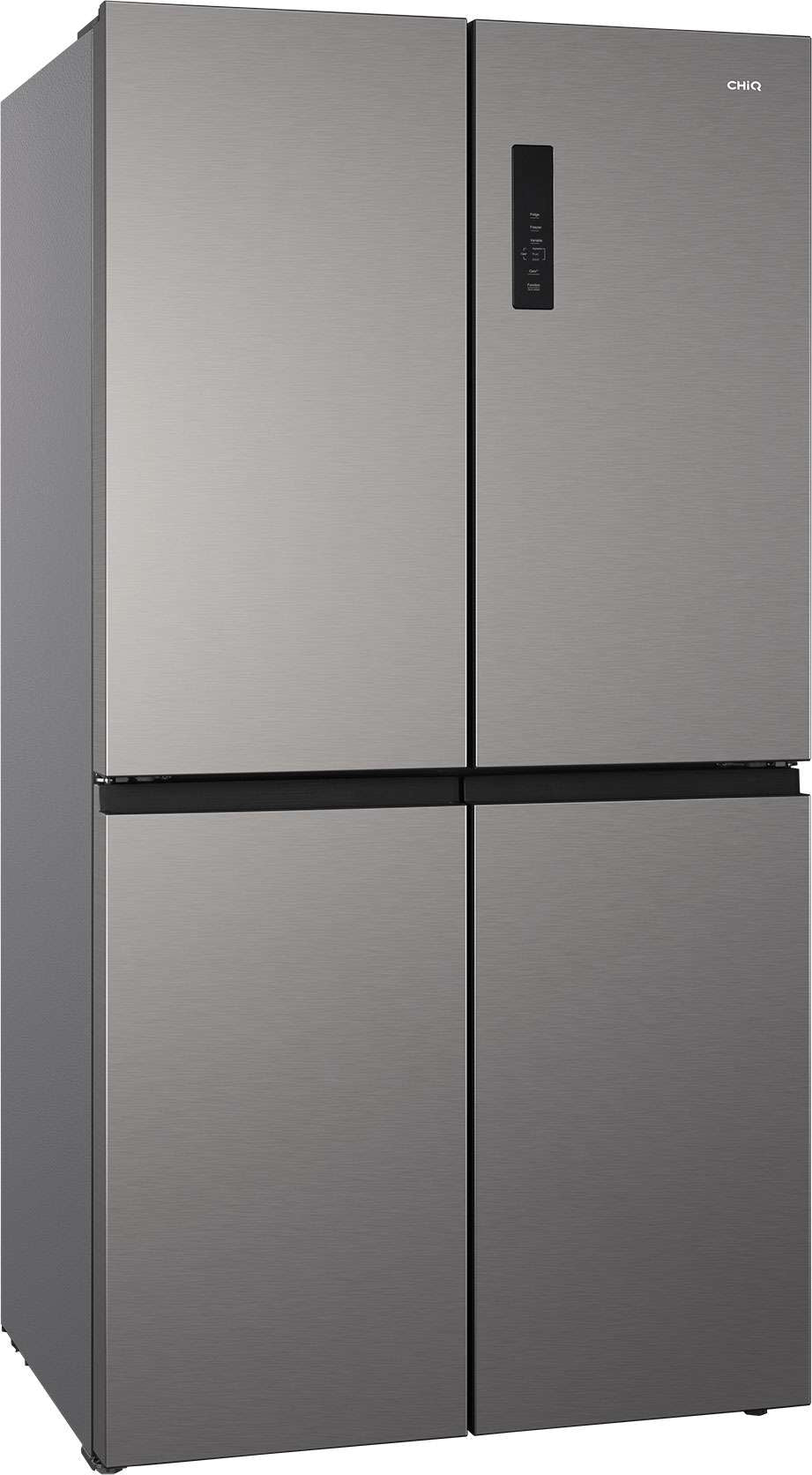 CHiQ 601L Quad Door Refrigerator Silver CCD596NS | Greater Sydney Only