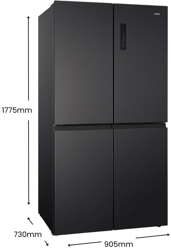 CHiQ 601L Quad Door Refrigerator CCD601NBS | Greater Sydney Only