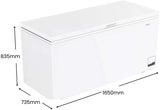 CHiQ 500L White Hybrid Chest Freezer CCF500W5E | Greater Sydney Only