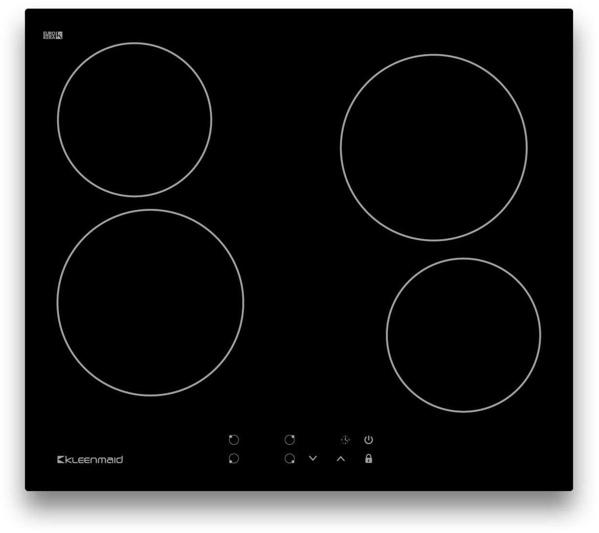 Kleenmaid 60cm Black Ceramic Glass Electric Cooktop CCT6020