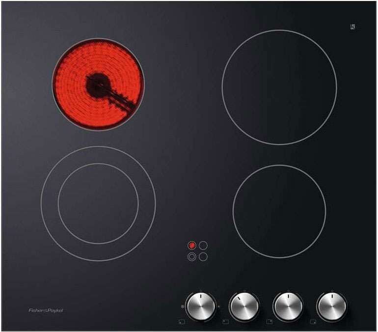 Fisher & Paykel 60cm Black Ceramic Glass Electric Cooktop CE604CBX2