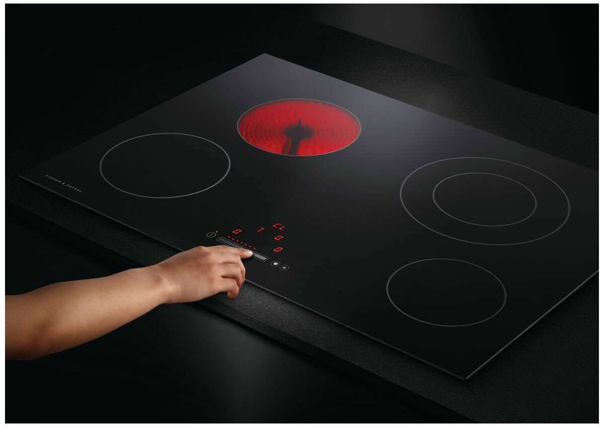 Fisher & Paykel 60cm Black Ceramic Glass Electric Cooktop CE604DTB1