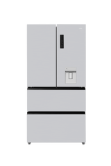 CHiQ 505L French Door Refrigerator White Steel CFD504NWSD