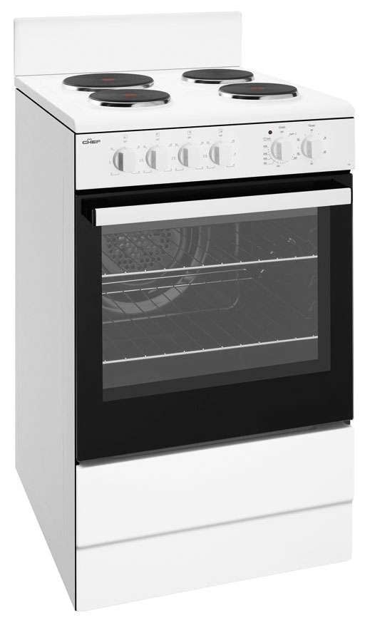 Chef 54cm Electric Freestanding Oven/Stove CFE536WB