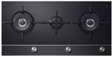 Fisher & Paykel 90cm Black Glass LPG Gas Cooktop CG903DLPGB4