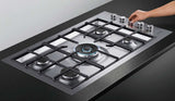 Fisher & Paykel 90cm Stainless Steel LPG Gas Cooktop CG905DWLPFCX3