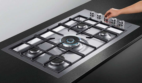 Fisher & Paykel 90cm Stainless Steel LPG Gas Cooktop CG905DWLPFCX3