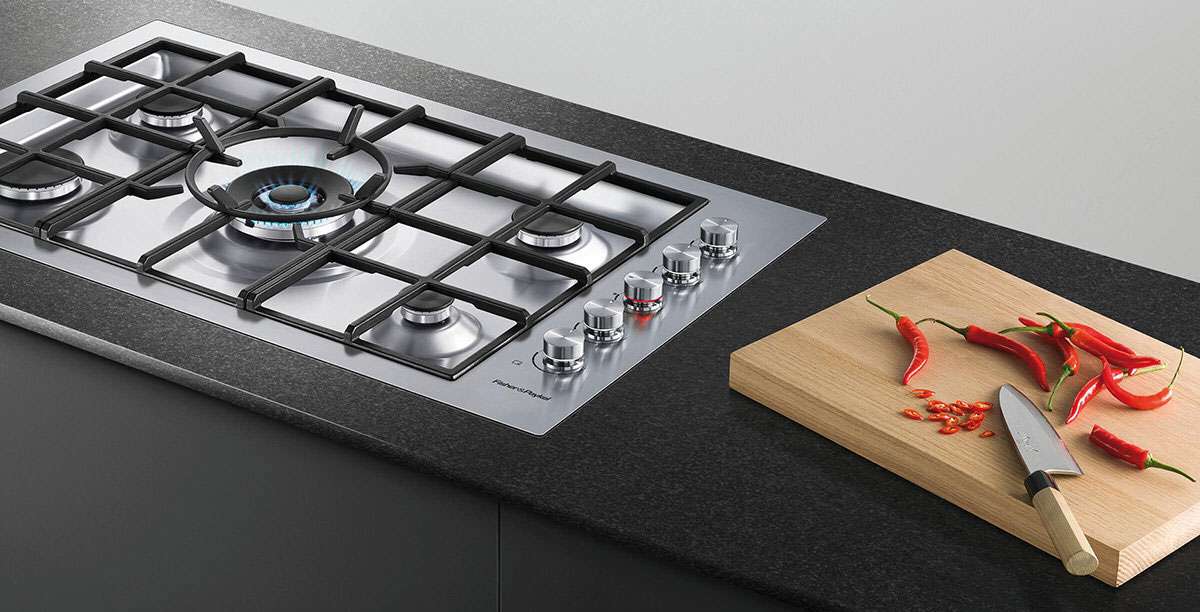 Fisher & Paykel 90cm Stainless Steel LPG Gas Cooktop CG905DWLPFCX3