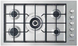 Fisher & Paykel 90cm Stainless Steel Natural Gas Cooktop CG905DWNGFCX3