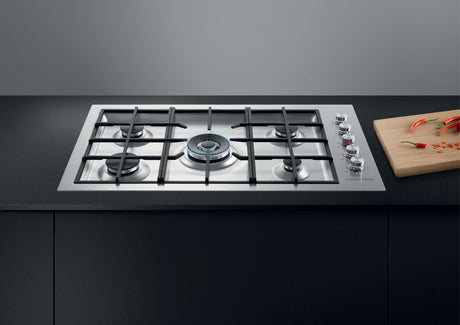 Fisher & Paykel 90cm Stainless Steel Natural Gas Cooktop CG905DWNGFCX3