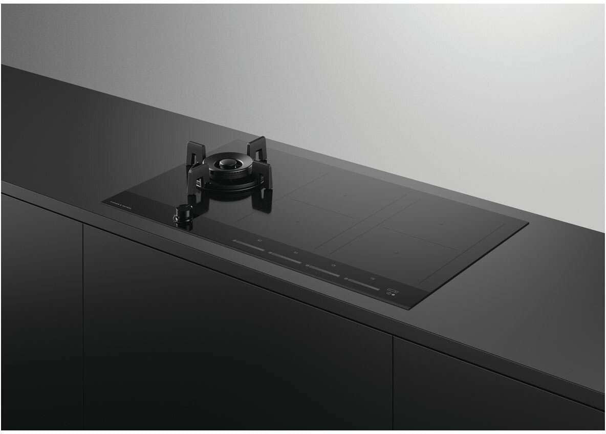 Fisher & Paykel 90cm LPG Gas and Induction Cooktop CGI905DLPTB4