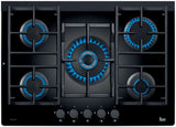 Teka 70cm Black Ceramic Glass Gas Cooktop CGWLUX705