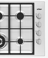 Chef 60cm Stainless Steel Gas Cooktop CHG644SC