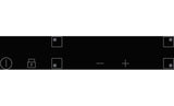 Chef 60cm 4 Zone Black Induction Cooktop CHI644BC