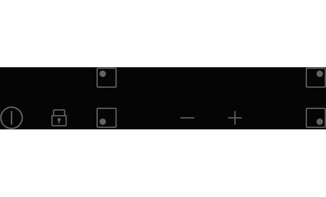 Chef 60cm 4 Zone Black Induction Cooktop CHI644BC