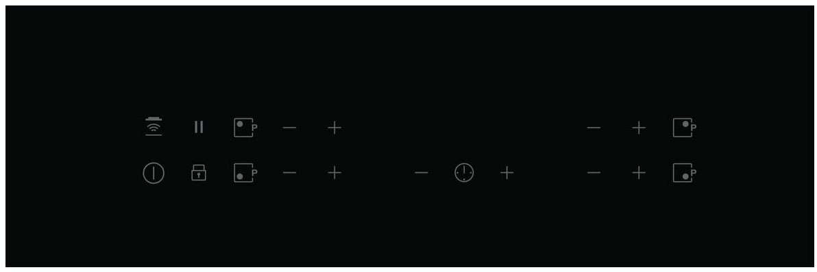 Chef 90cm Black Ceramic Glass Induction Cooktop CHI944BB