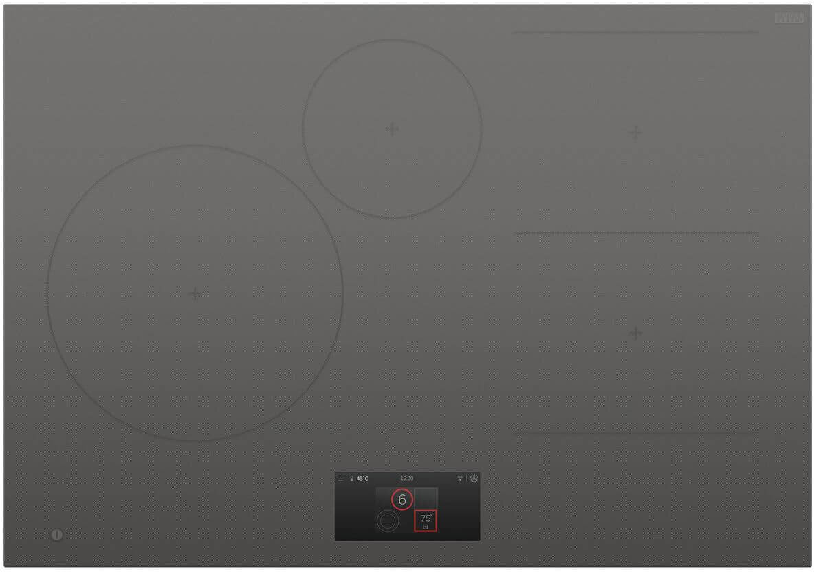 Fisher & Paykel 76cm Primary Modular Induction Cooktop Grey CI764DTTG1