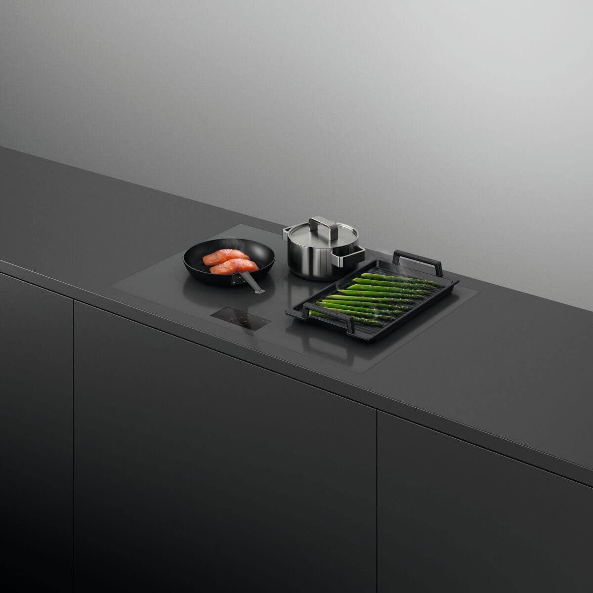 Fisher & Paykel 76cm Primary Modular Induction Cooktop Grey CI764DTTG1