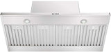 Schweigen 120cm Non-Silent 2200m3/hr Stainless Steel BBQ Canopy Rangehood CL6272